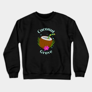 Coconut Grove Miami Crewneck Sweatshirt